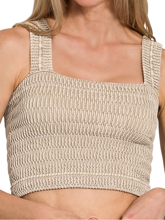 The “ Love Poem Cropped “ Bralette Crop Tank | Various Colors - Picture 2 of 8